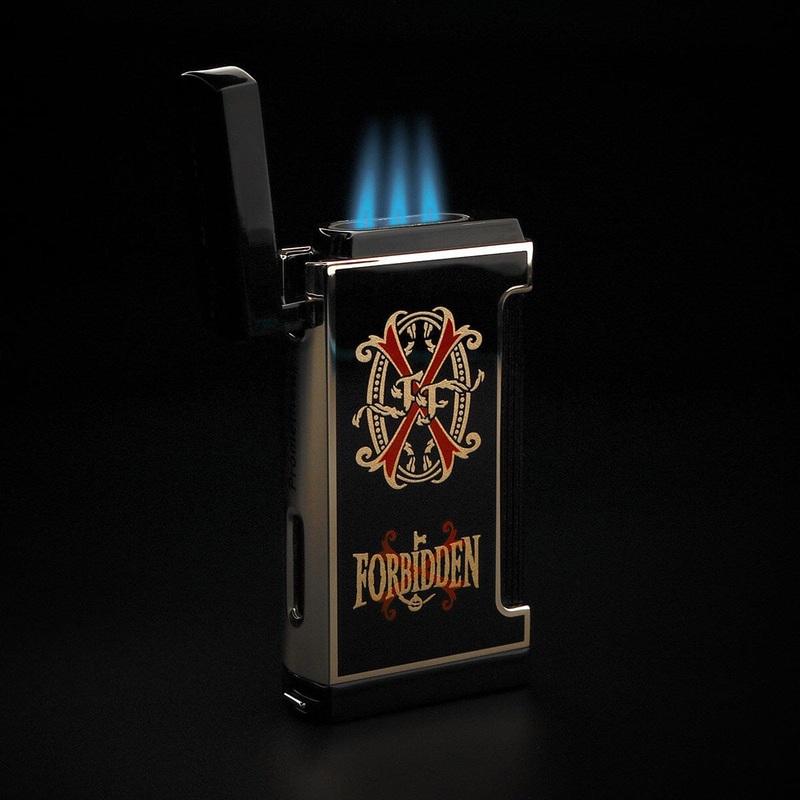 2024 LE OpusX Rare Black Ultimo X Lighter Black and Gold