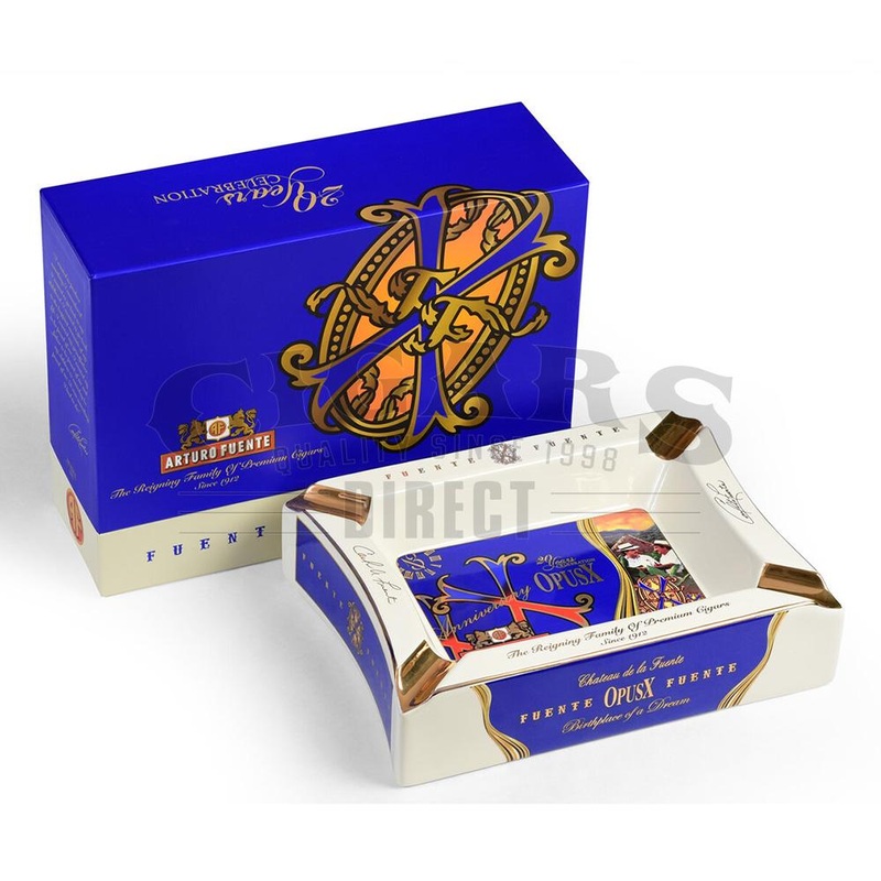 Arturo Fuente Opus X 20th Anniversary Ashtray Blue