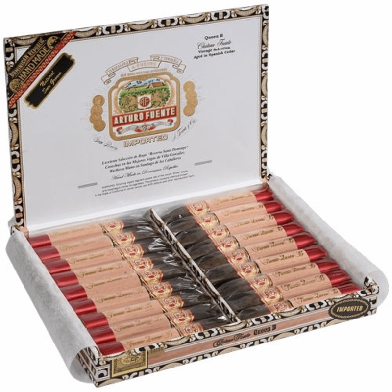 Arturo Fuente Chateau Fuente Queen B Belicoso (5.5″ x 52) – Box of 18