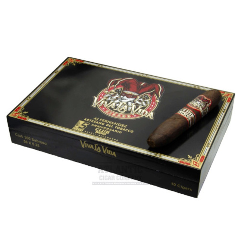 Viva La Vida by AJ Fernandez 5th Anniversario 500 Club Sabroso (BP 5.25×58)