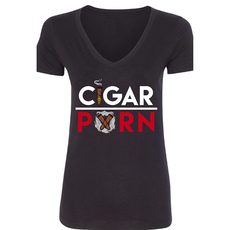 Black Cigar Pxrn Classic Women’s V-Neck T-Shirt S