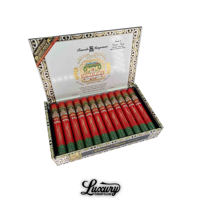 Arturo Fuente Chateau Fuente King T Rosado Sun Grown Tubo 5 pack king t (7×49) tubo