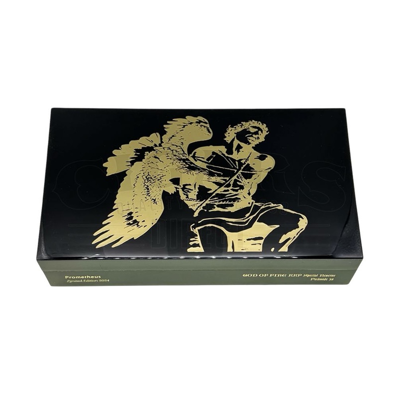 GOF KKP Special Reserve Piramide 58 Travel Humidor Only Black & Gold