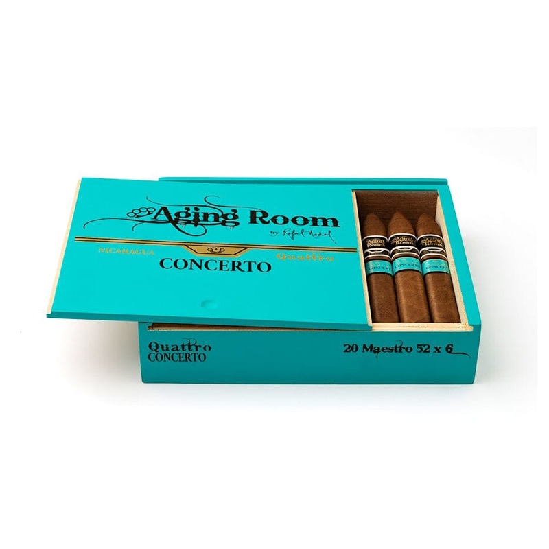 Aging Room Quattro Nicaragua Concerto Maestro Torpedo 1 Cigar