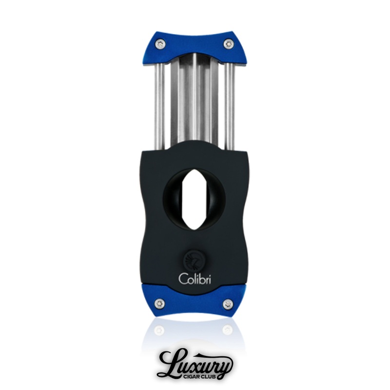 Colibri V Cut Cigar Cutter Blue