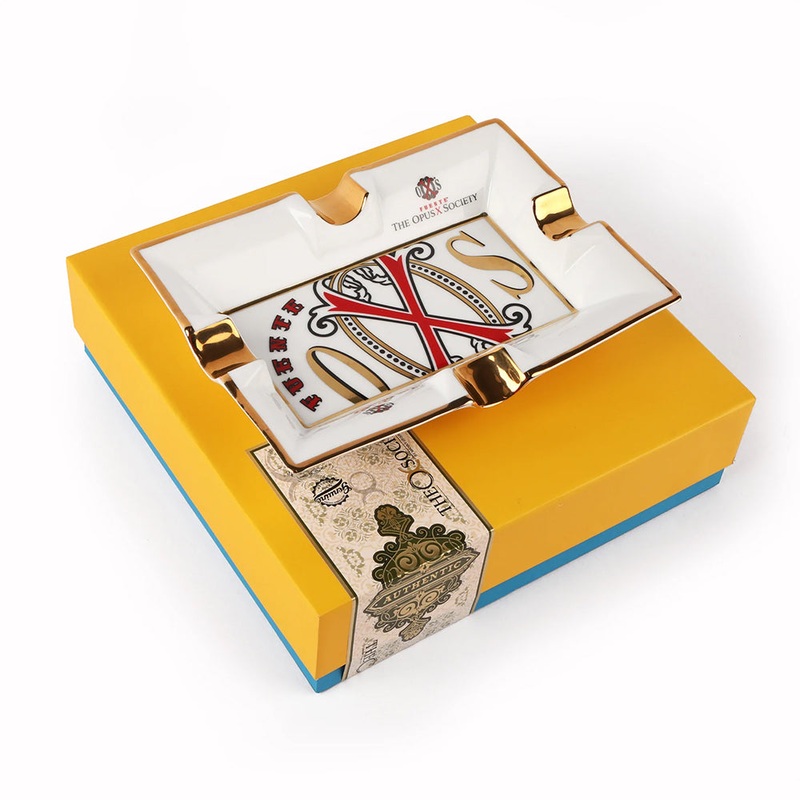 The OpusX Society White Porcelain Ashtray Ashtray