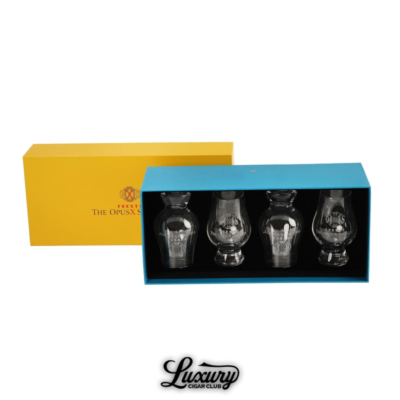 Manny Iriarte OpusX Society Glencairn Whiskey Glass (Set of 4)