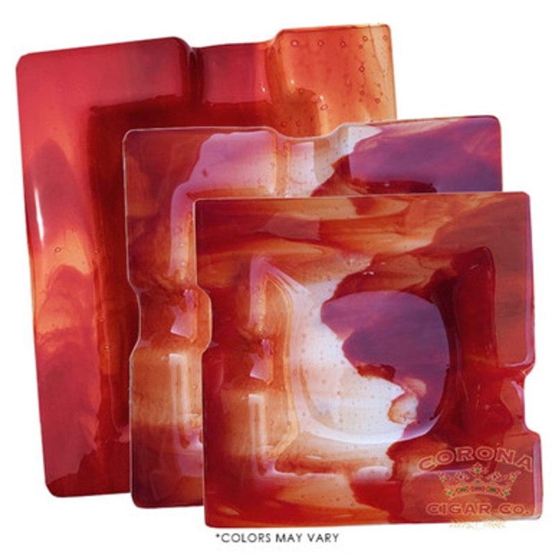 Aaron Thomas Collection Red Smokey Ashtrays