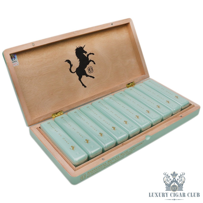 Dunbarton Tobacco & Trust Brulee Blue Unicorn single diademas deluxe (6.25×60)