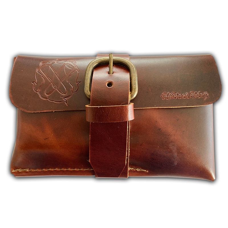 Cigar Pxrn Leather Pouch Cognac