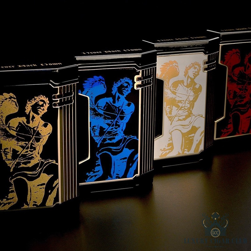 Prometheus God of Fire Never Back Down Limited Edition Magma T Lighter 2024 blue