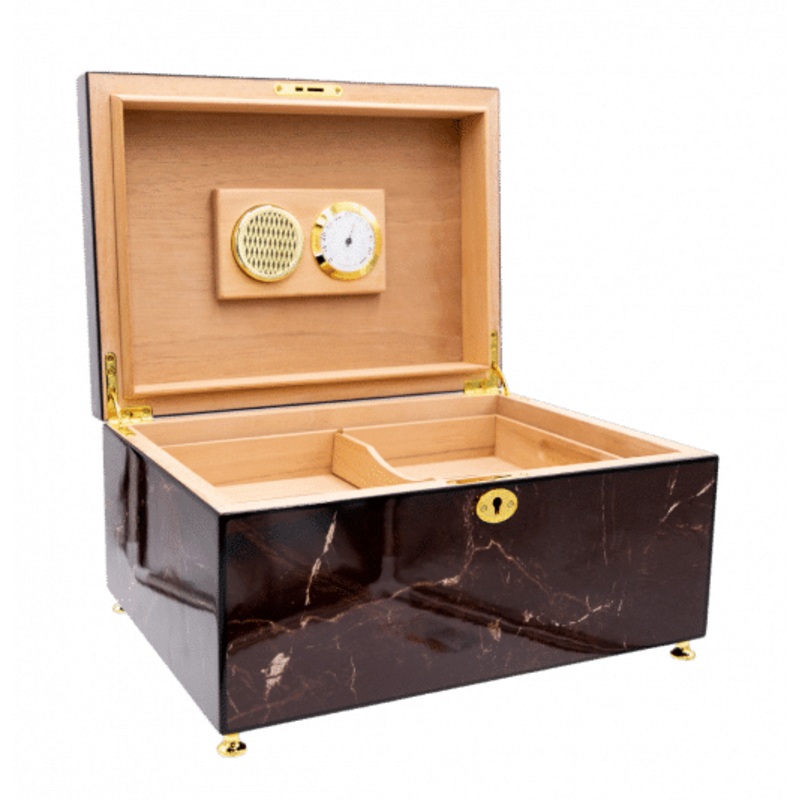 El-Septimo – Brown Marble Humidor: Trilogy Collection