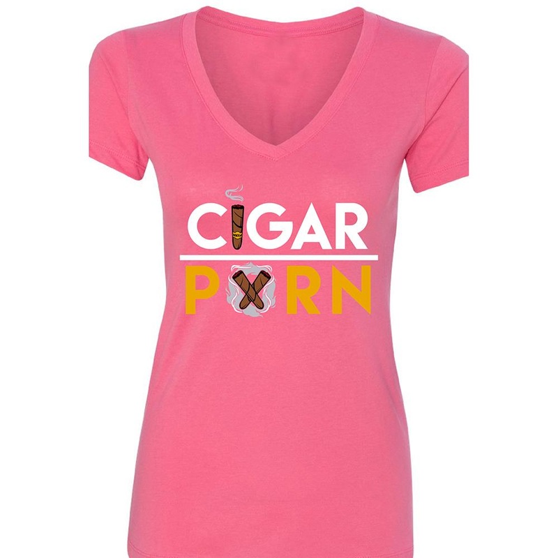 Pink Cigar Pxrn Classic Women’s V-Neck T-Shirt S