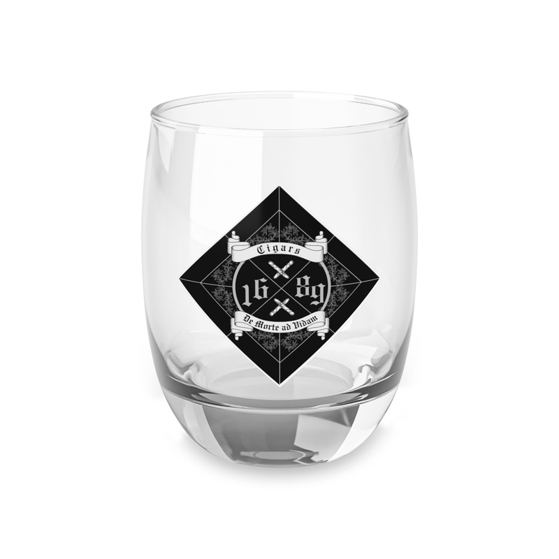 1689 Cigars Whiskey Glass 6oz