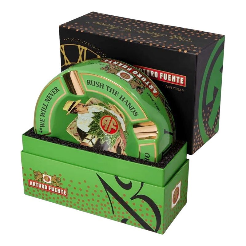 Journey Through Time Green Ashtray Green