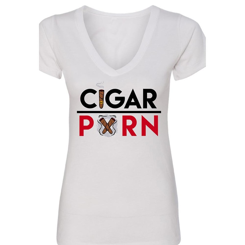 White Cigar Pxrn Classic Women’s V-Neck T-Shirt S