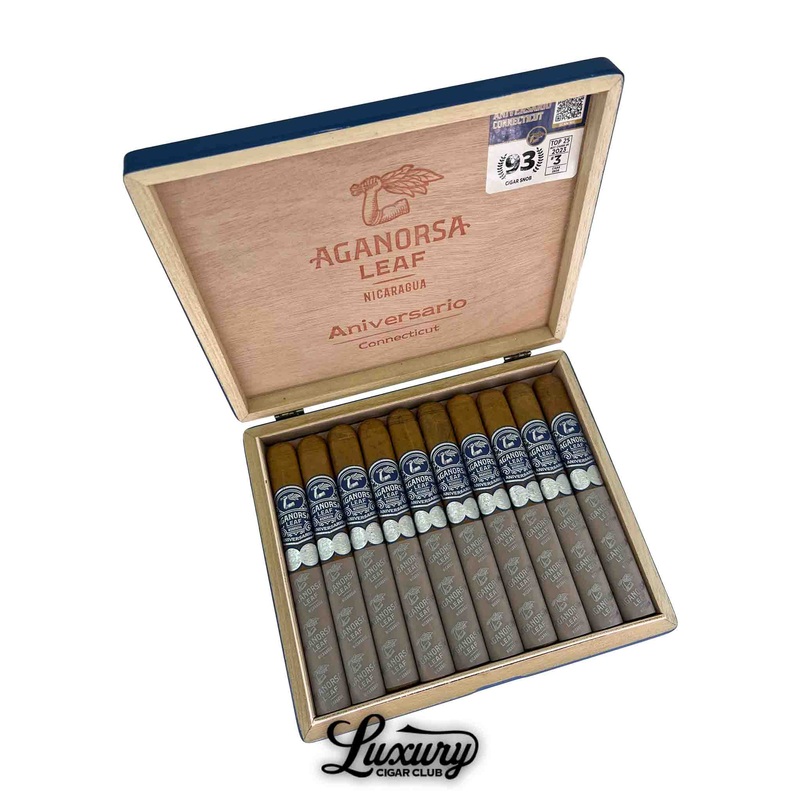 Aganorsa Leaf Aniversario Connecticut 5 pack gran robusto (5×54)