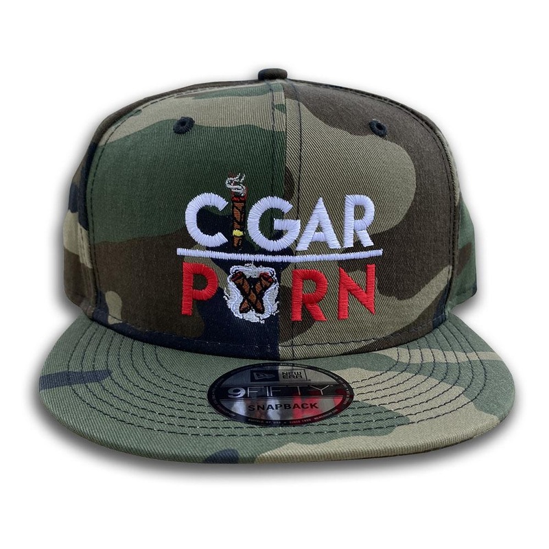 Cigar Pxrn Classic Logo SnapBack Hat Camo