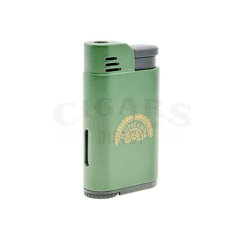H Upmann Single Flame Lighter Green Lighter