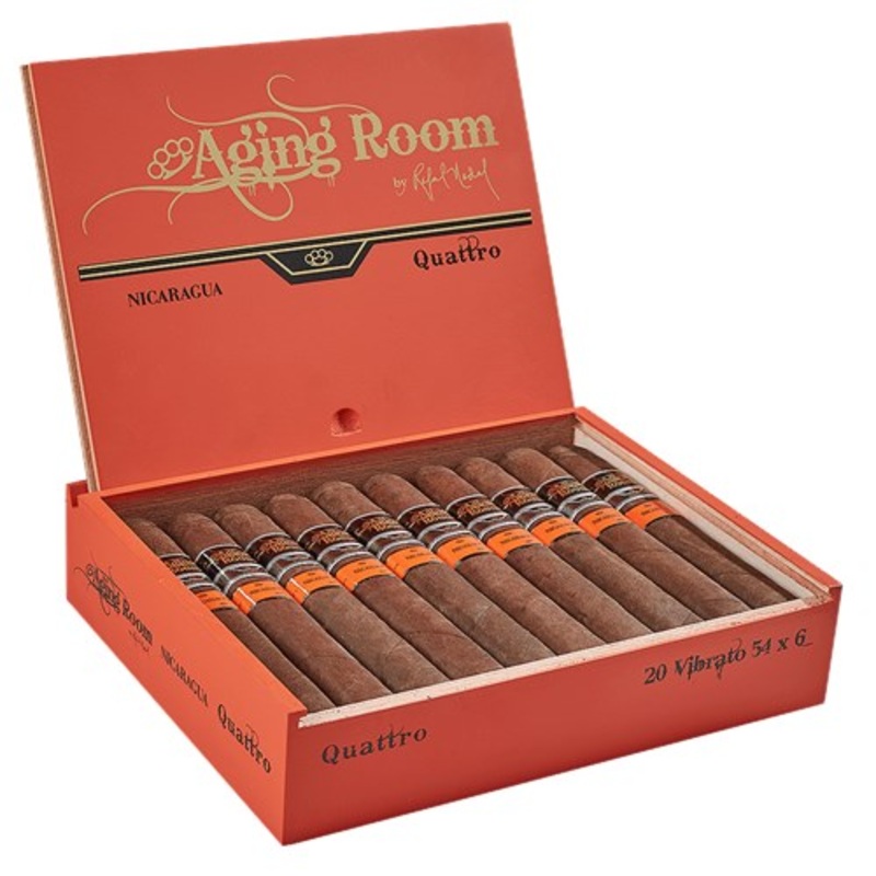 Aging Room Quattro Nicaragua Vibrato Toro (6″ x 54) Box of 20