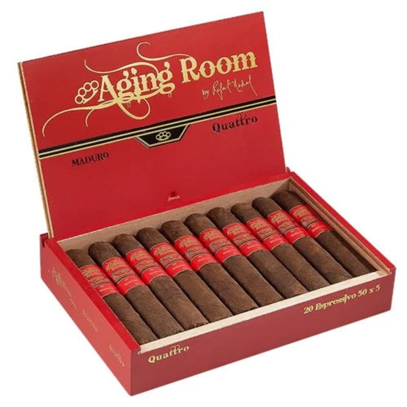 Aging Room Quattro Maduro Espressivo Robusto (5″ x 50) Box of 20
