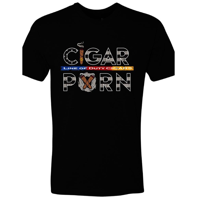 Black Cigar Pxrn Line of Duty Men’s Crew Neck T-Shirt M