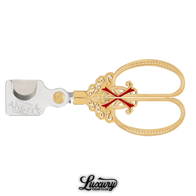 Elie Bleu & Arturo Fuente Angel’s Share C-3 Stainless Steel Cigar Scissor Cutters Pre-Order
