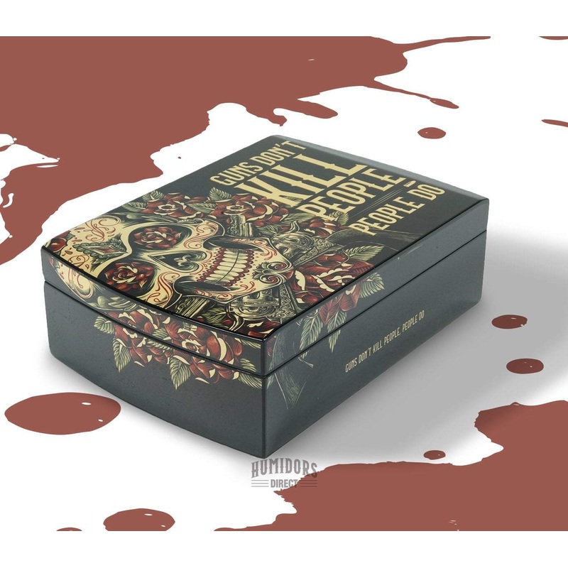 Guns Dont Kill People Travel Humidor Set 1 Set
