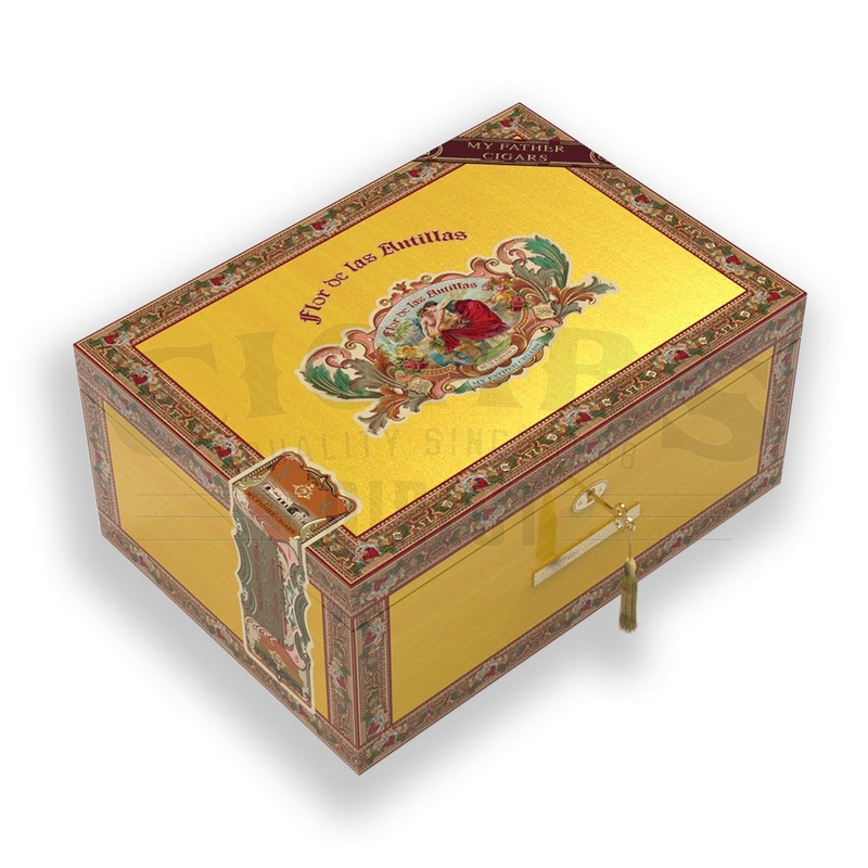 My Father Cigars Flor De Las Antillas Yellow Humidor 75 Count