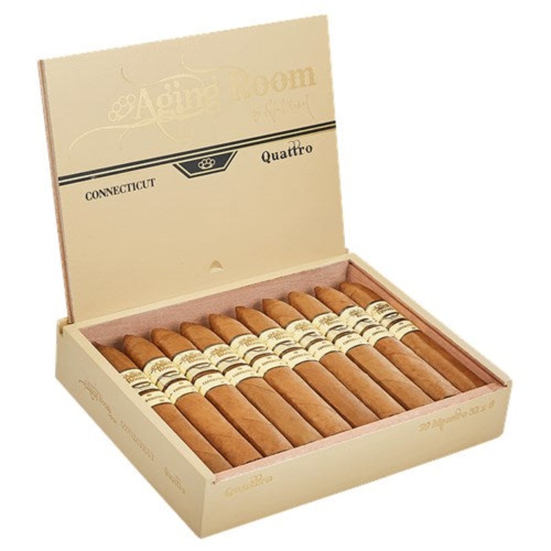 Aging Room Quattro Connecticut Maestro Torpedo (6″ x 52) Box of 20