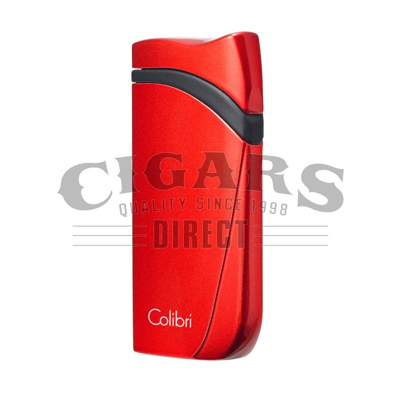 Colibri Falcon Metallic Single Jet Flame Lighter Red