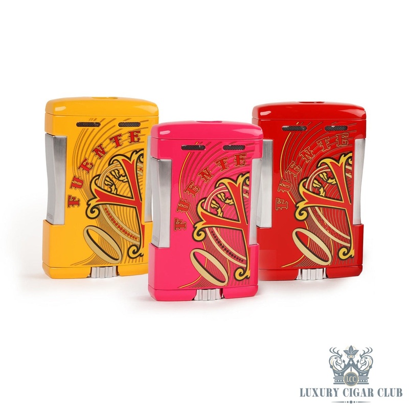 Manny Iriarte OpusX Society XOS Table Top Lighters red
