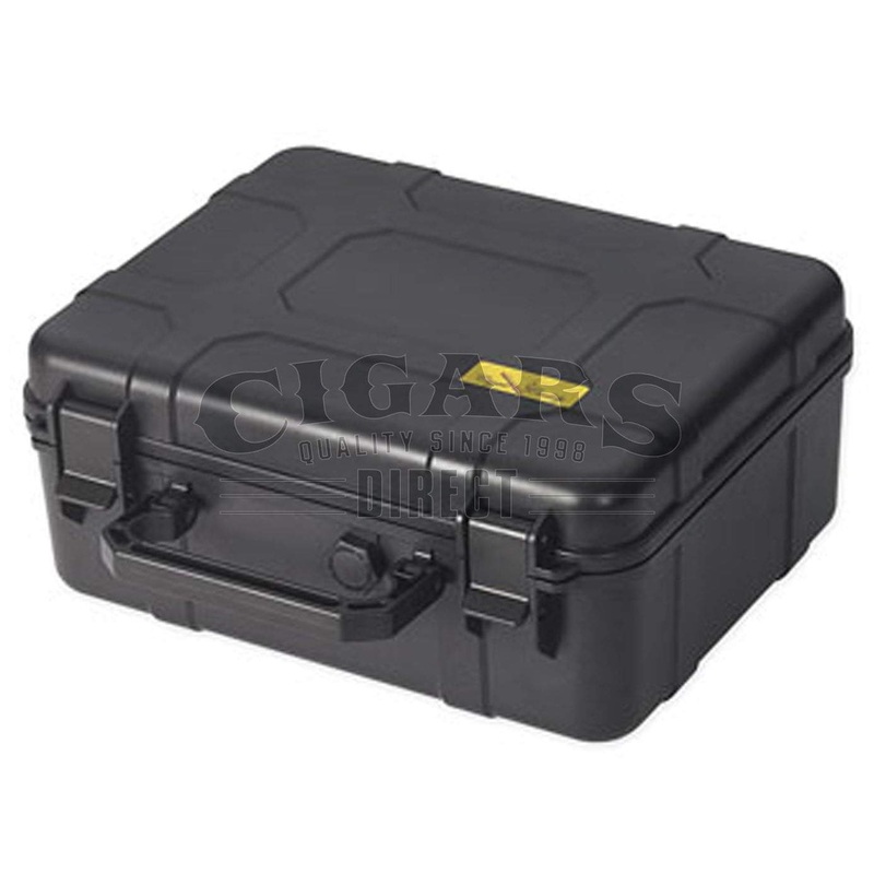 Cigar Caddy 40 Count Black Waterproof Travel Humidor 40 Count