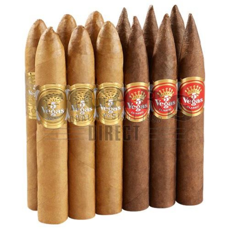 5 Vegas Torpedo Flight Sampler 12 Cigars
