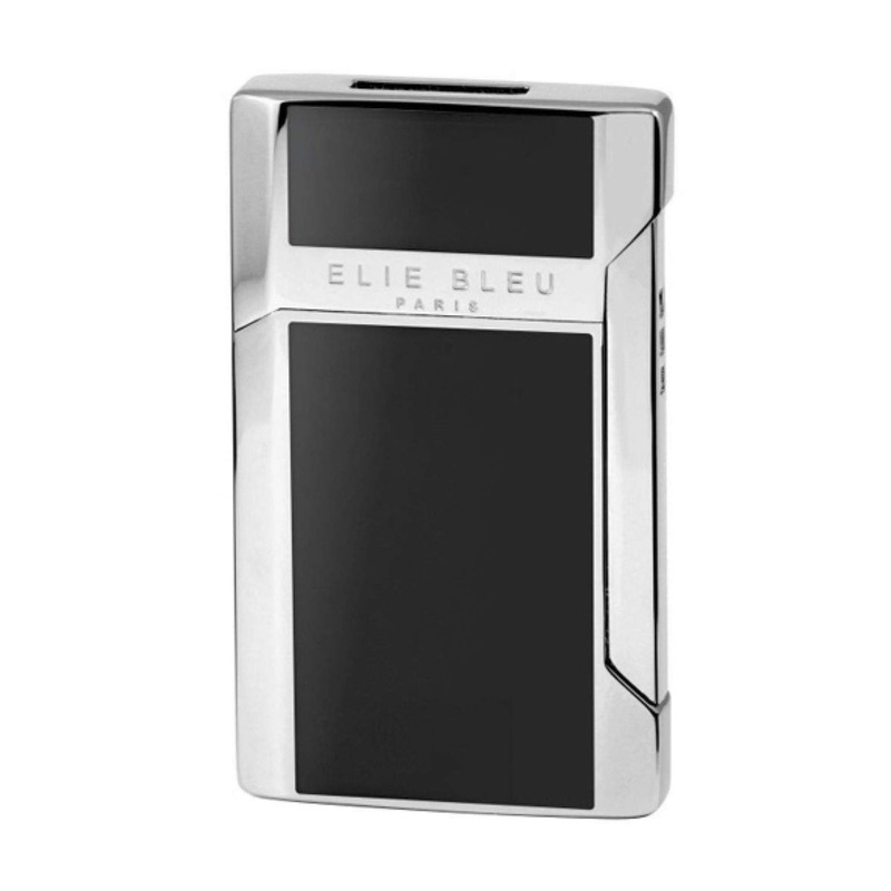 Elie Bleu J-12 Plano Black Lacquer Lighter 1 Lighter