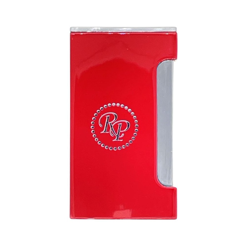 Rocky Patel Flat Flame Lighter Red w/Chrome