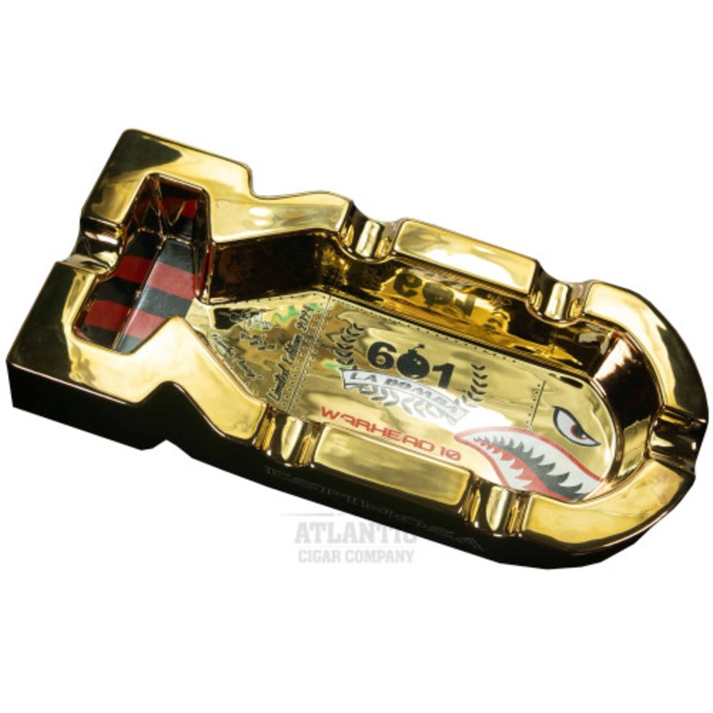 601 La Bomba Warhead 10 LE Ashtray Gold