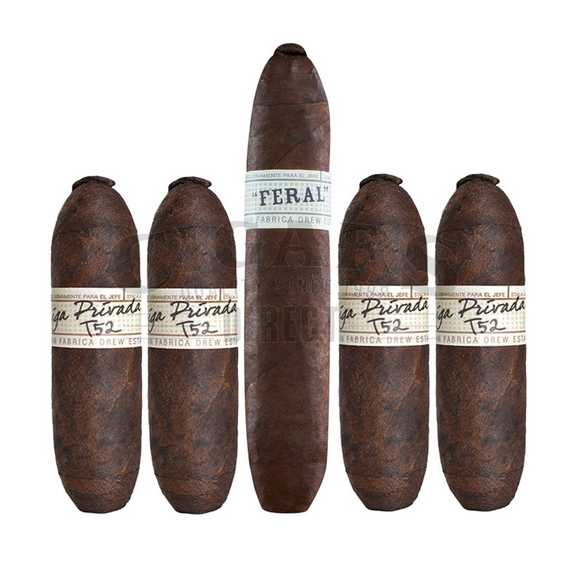 Drew Estate Liga Privada T52 Flying Pig and Feral Pig Sampler 5 Cigars