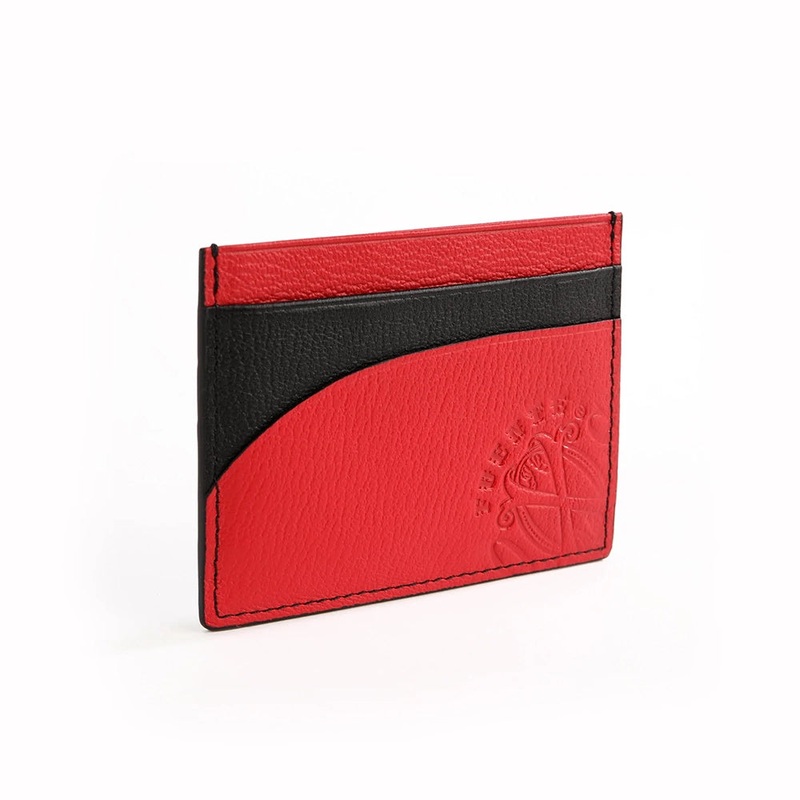 The OpusX Society Red and Black Credit Card Holder Credit Card Holder