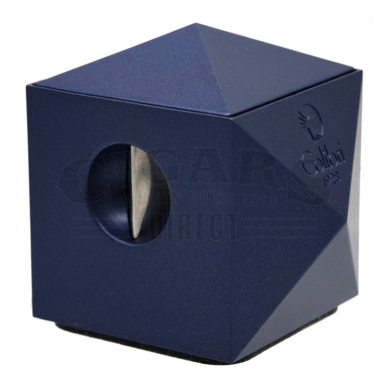 Colibri Quasar Midnight Navy Desktop Cigar Cutter 1 Navy Cutter