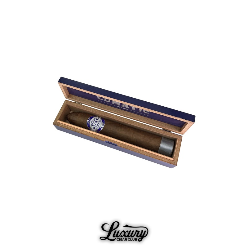 Aganorsa Leaf JFR Lunatic Maduro 10×100 single coffin belicoso (10×100)