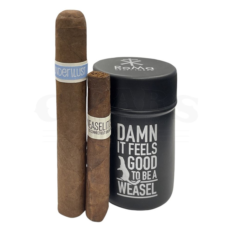 RoMa Craft Car Ashtray + Wunder/Lust & Weaselito Ashtray + 2 Cigars